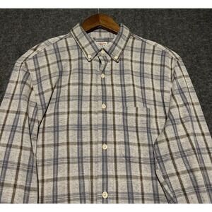 Faherty coastline knot shirt soft lightweight flannel mens plaid check medium